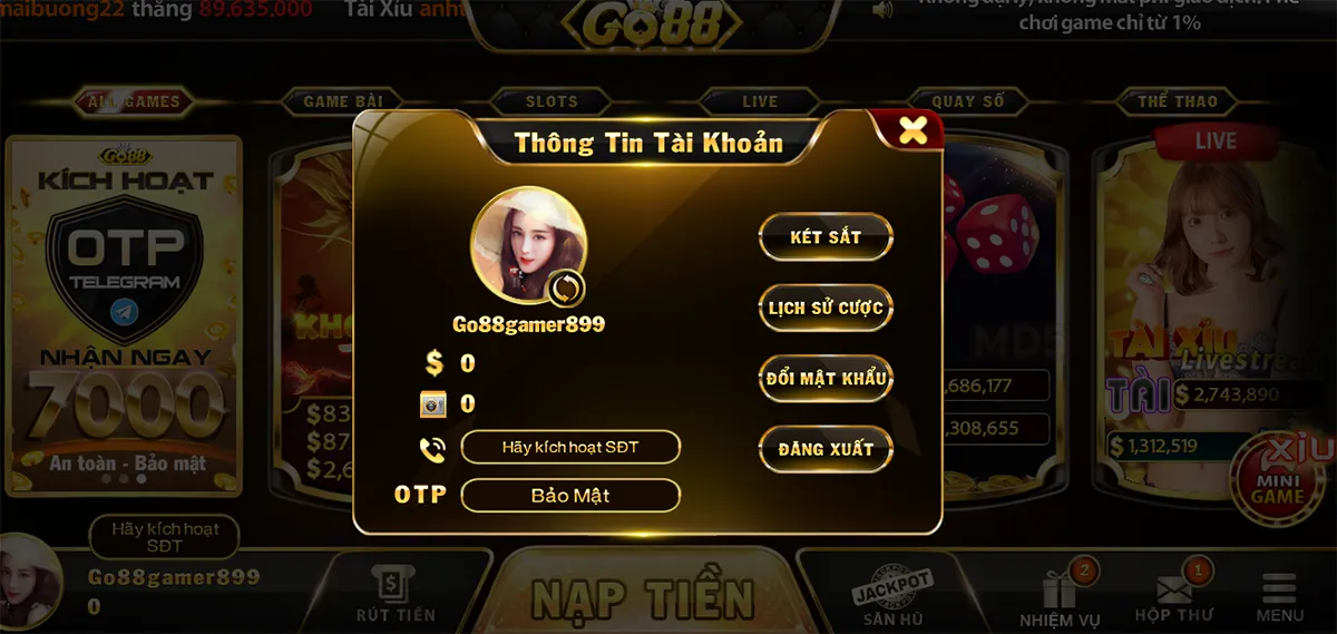 chính sách bảo mật game bài đổi thưởng về thông tin cá nhân
