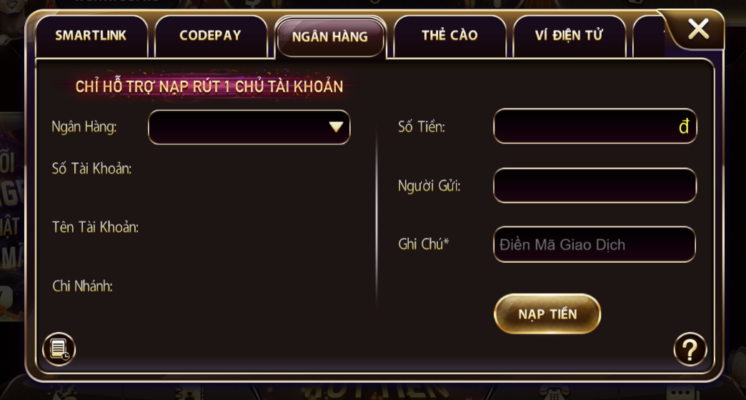 Thông qua ngân hàng