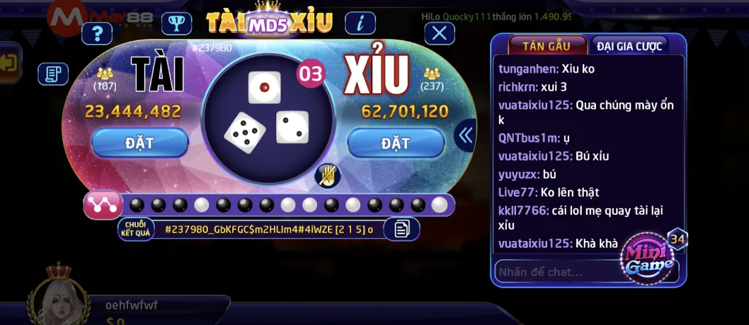 Những anh em sẽ bất ngờ với loạt bí kíp tham gia Tài Xỉu